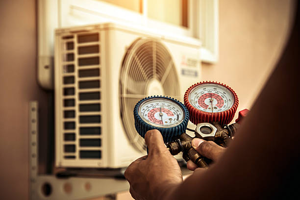 Professional Heat Pump Repair technician working in Ontario, OH
